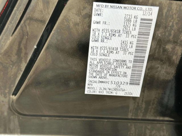 2015 INFINITI QX60 AWD 4dr - 22992730 - 25