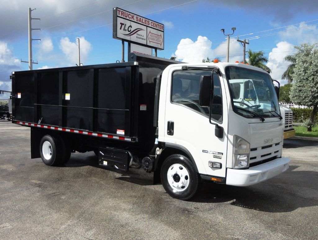 2015 Isuzu NPR HD *NEW* 15FT TRASH DUMP TRUCK ..51in SIDE WALLS - 20340000 - 0