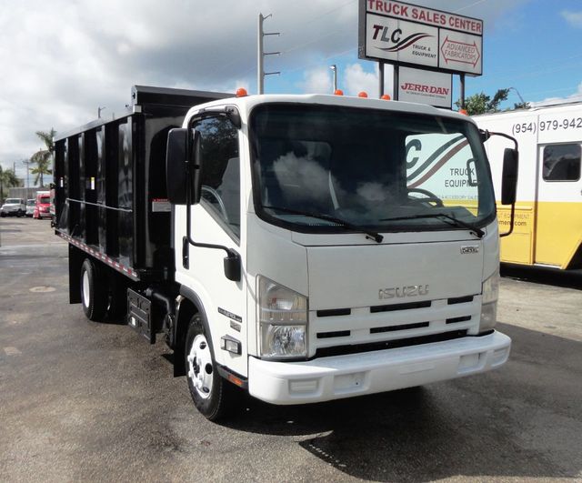 2015 Isuzu NPR HD *NEW* 15FT TRASH DUMP TRUCK ..51in SIDE WALLS - 20340000 - 1