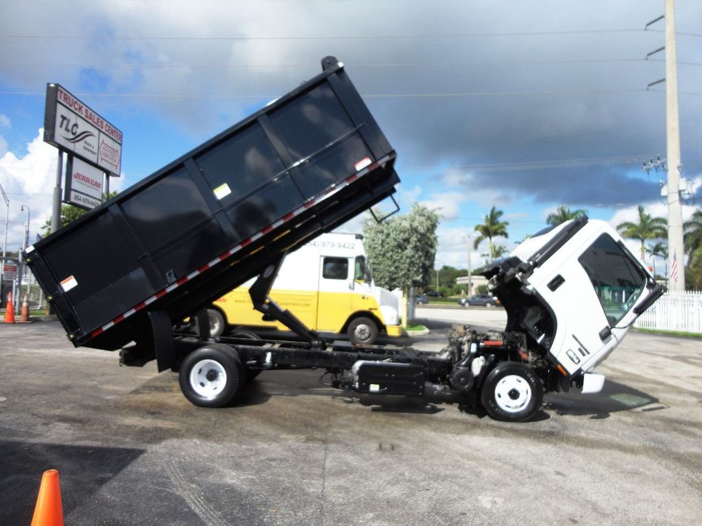 2015 Isuzu NPR HD *NEW* 15FT TRASH DUMP TRUCK ..51in SIDE WALLS - 20340000 - 19