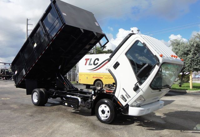 2015 Isuzu NPR HD *NEW* 15FT TRASH DUMP TRUCK ..51in SIDE WALLS - 20340000 - 20