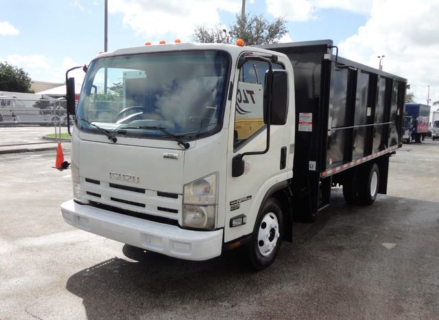 2015 Isuzu NPR HD *NEW* 15FT TRASH DUMP TRUCK ..51in SIDE WALLS - 20340000 - 2