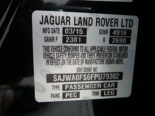 2015 Jaguar XF 2.0T PREMIUM - 15400148 - 10