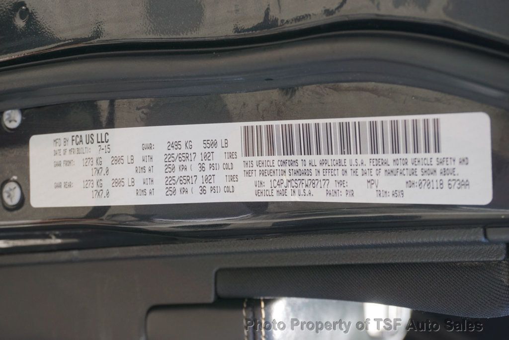 2015 Jeep Cherokee 4WD 4dr Latitude - 23070435 - 29