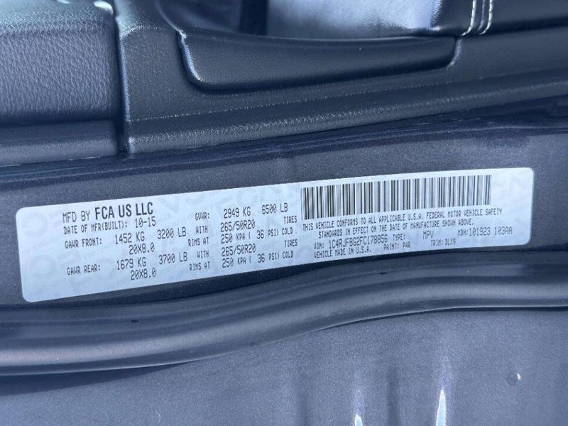 2015 Jeep Grand Cherokee 4WD 4dr Limited - 23036129 - 23