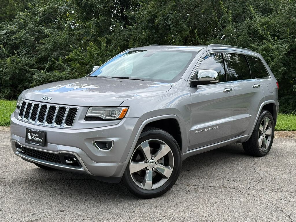 2015 Jeep Grand Cherokee Overland Pkg/Heated&Cooled Seats/Blind Spot Monitor/Pano Roof - 23055754 - 0