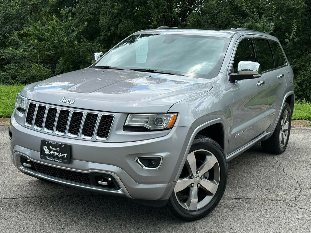 2015 Jeep Grand Cherokee Overland Pkg/Heated&Cooled Seats/Blind Spot Monitor/Pano Roof - 23055754 - 1