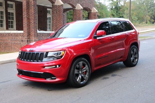 Used 2015 Jeep Grand Cherokee SRT Red Vapor with VIN 1C4RJFDJ6FC683422 for sale in Riverhead, NY