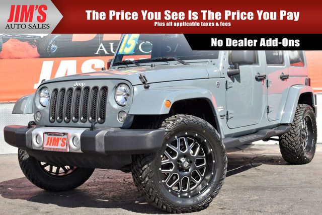 2015 Used Jeep Wrangler Unlimited 4WD 4dr Sahara at Jim's Auto Sales  Serving Harbor City, CA, IID 20688161
