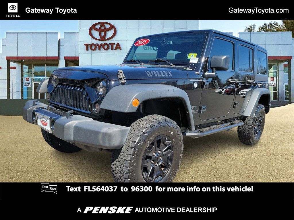2015 Used Jeep Wrangler Unlimited 4WD 4dr Willys Wheeler at   Serving Bloomfield Hills, MI, IID 21847859