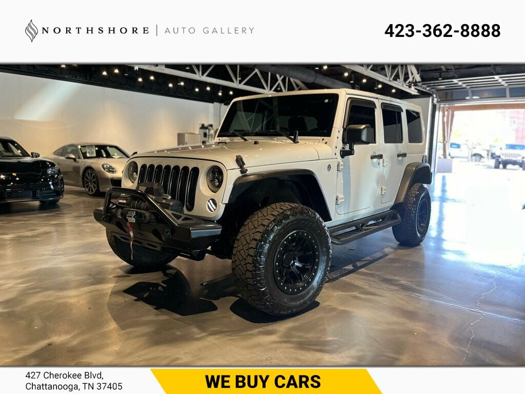 2015 Jeep Wrangler Unlimited 4WD/Sahara/BeadLockWheels/HtdSeats/ConnectivityGroup/TracLokDiff - 22634190 - 0