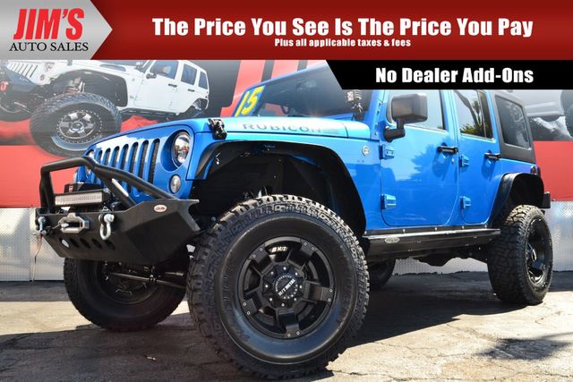 15 Used Jeep Wrangler Unlimited Rubicon 4x4 17 M T Wheels At Jim S Auto Sales Serving Harbor City Ca Iid