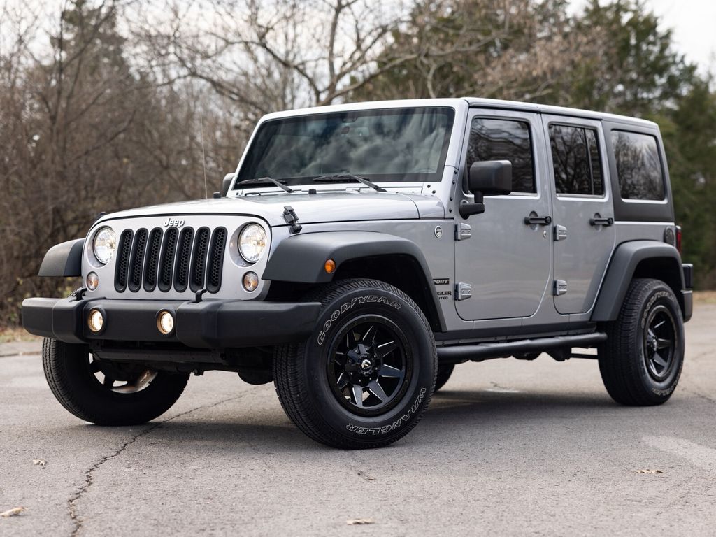 2015 Jeep Wrangler Unlimited Sport, Black Three Piece Hard Top, 4x4 - 22973169 - 0