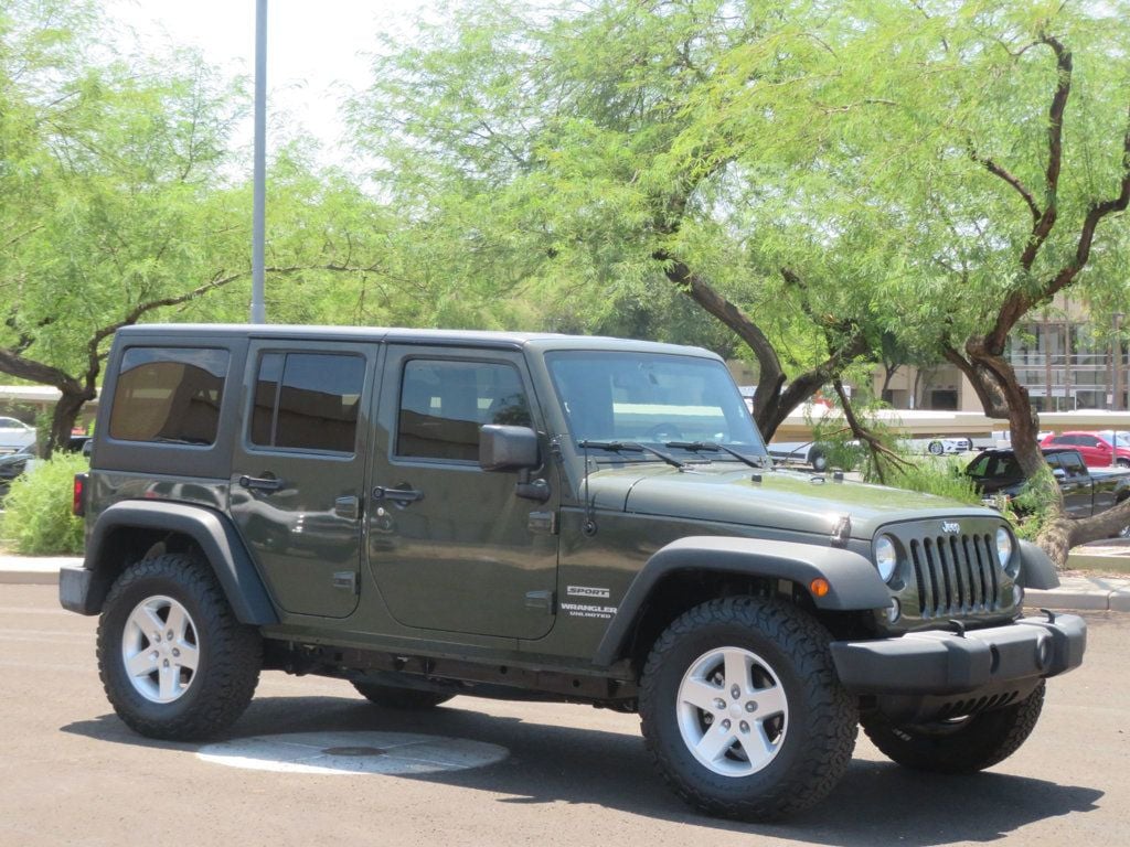 2015 Jeep Wrangler Unlimited SPORT HARDTOP 4X4 JEEP WRANGLER EXTRA CLEAN 1OWNER AZ TRUCK  - 22520947 - 3