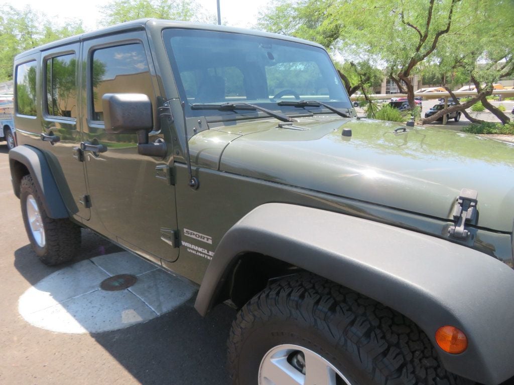 2015 Jeep Wrangler Unlimited SPORT HARDTOP 4X4 JEEP WRANGLER EXTRA CLEAN 1OWNER AZ TRUCK  - 22520947 - 8