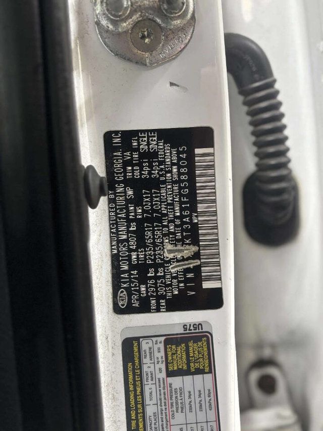 2015 Kia Sorento 2WD 4dr I4 LX - 22988613 - 34