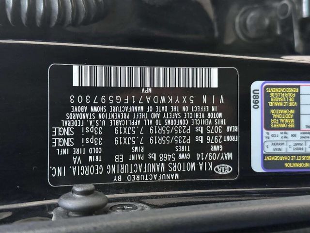 2015 Kia Sorento SX AWD 4dr SUV - 22969616 - 27