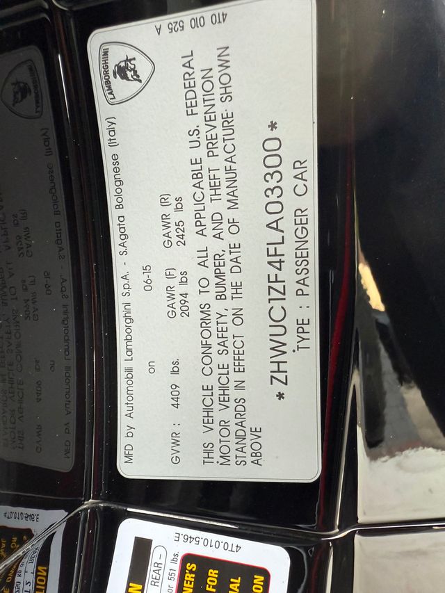 2015 Lamborghini Huracan 2dr Coupe LP 610-4 - 22936200 - 51