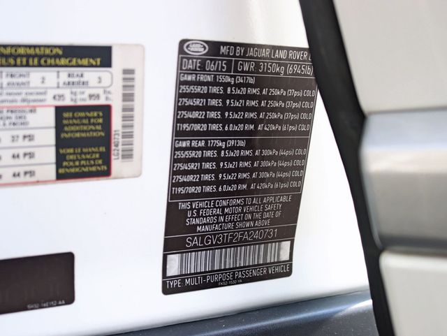 2015 Land Rover Range Rover 4WD 4dr Autobiography LWB - 23074681 - 41