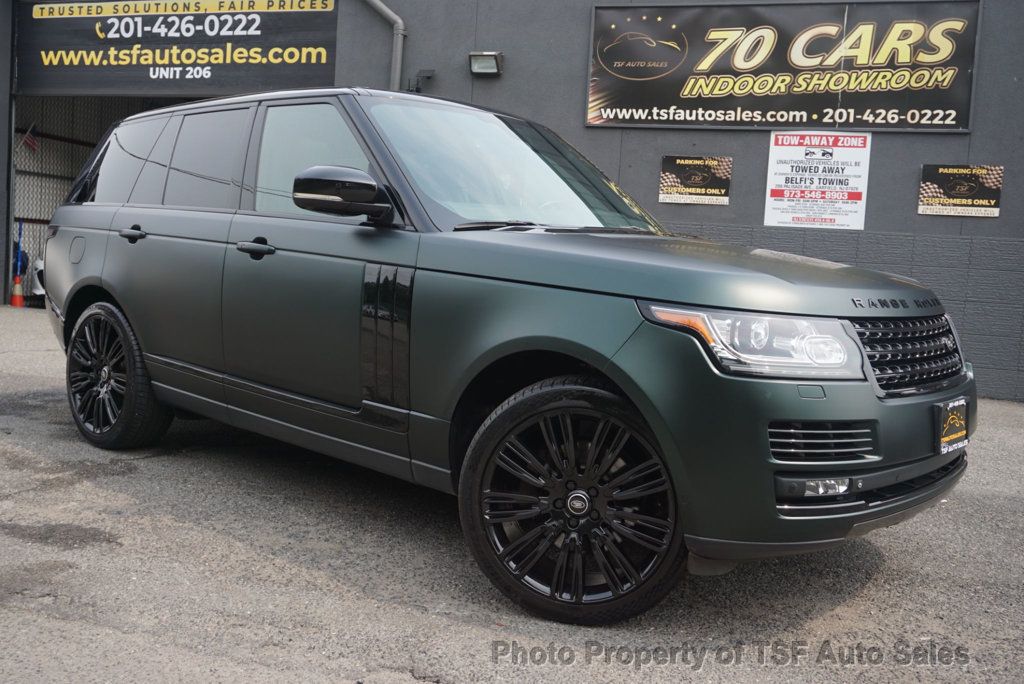 2015 Land Rover Range Rover 4WD 4dr HSE WRAPPED MATTE GREEN MERIDIAN SOUND 360 CAMERAS NAVI - 22896172 - 0