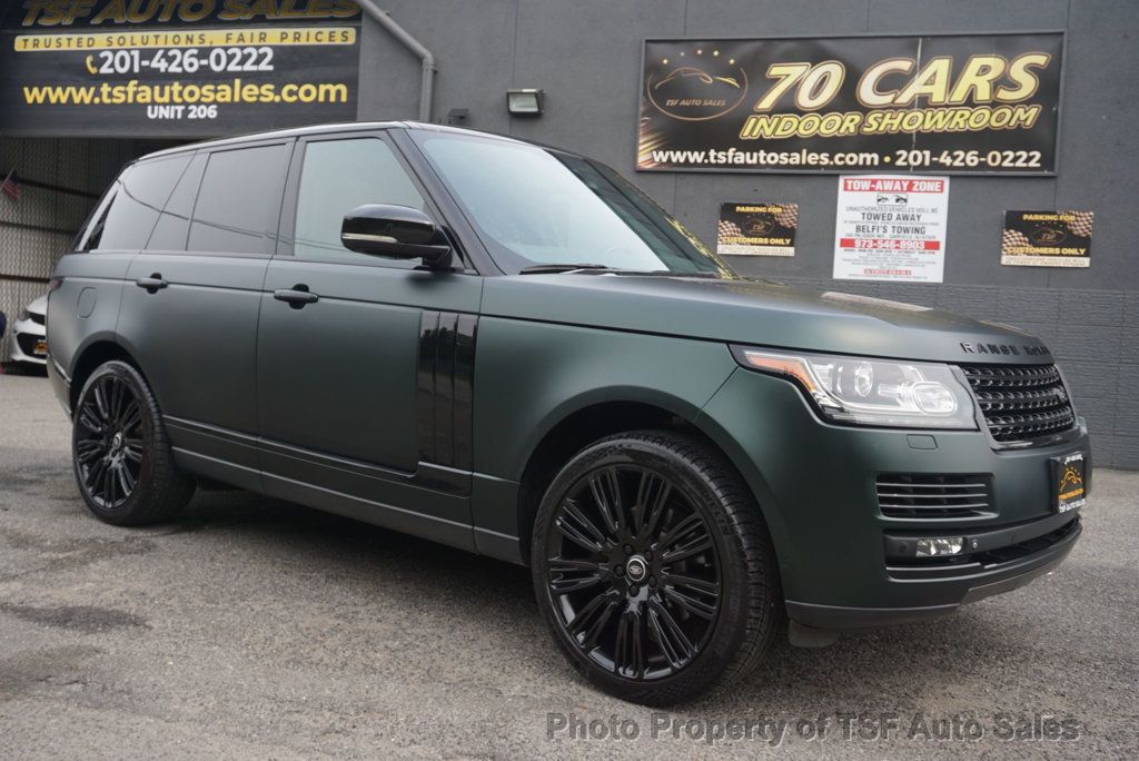 2015 Land Rover Range Rover 4WD 4dr HSE WRAPPED MATTE GREEN MERIDIAN SOUND 360 CAMERAS NAVI - 22896172 - 8