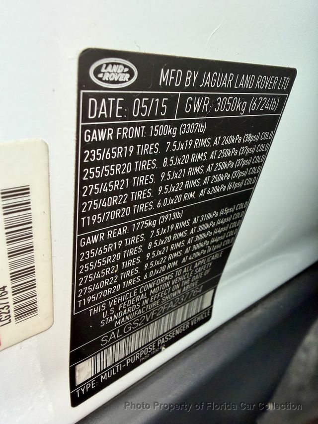 2015 Land Rover Range Rover HSE 4WD Supercharged 3.0L - 23078298 - 99