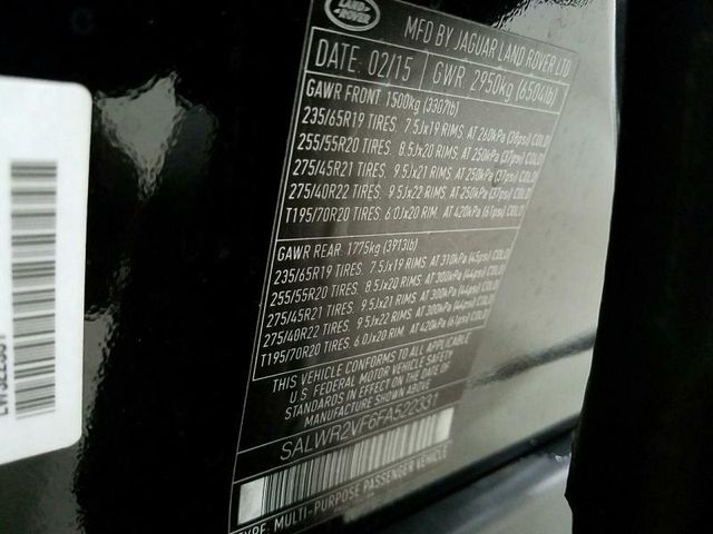 2015 Land Rover Range Rover Sport 4WD 4dr HSE - 15400149 - 10