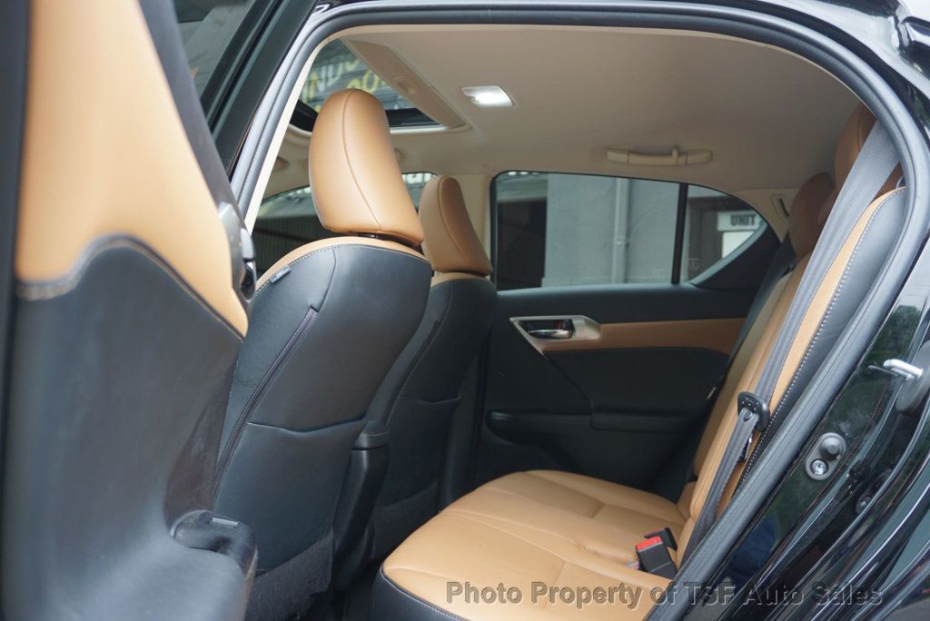 2015 Lexus CT 200h 5dr Sedan Hybrid NAVIGATION REAR CAMERA SUNROOF HEATED SEATS  - 22435192 - 11