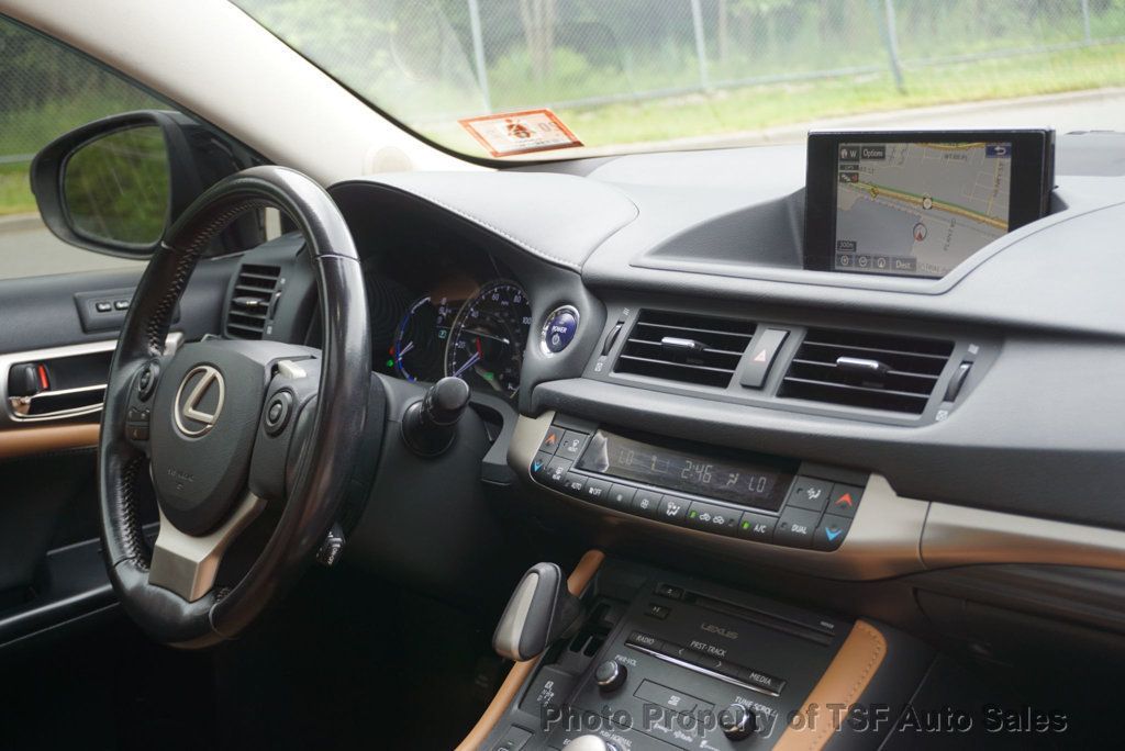 2015 Lexus CT 200h 5dr Sedan Hybrid NAVIGATION REAR CAMERA SUNROOF HEATED SEATS  - 22435192 - 15