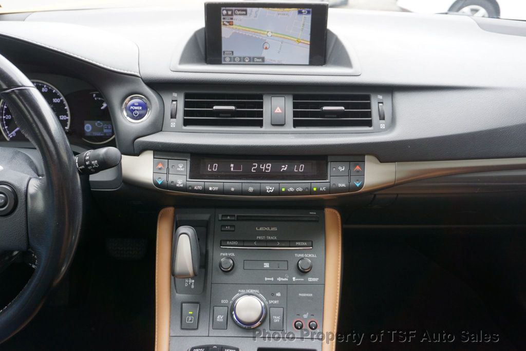 2015 Lexus CT 200h 5dr Sedan Hybrid NAVIGATION REAR CAMERA SUNROOF HEATED SEATS  - 22435192 - 16