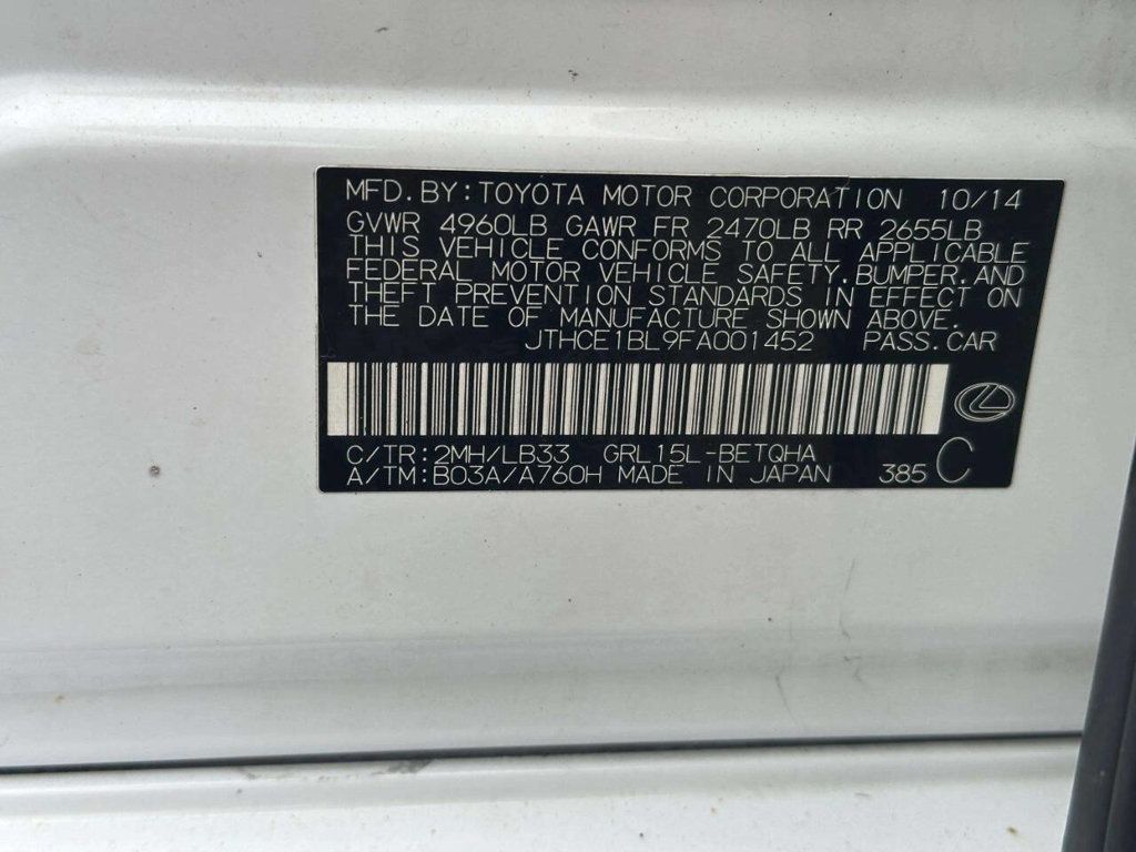 2015 Lexus GS 350 Base AWD 4dr Sedan - 22989541 - 24