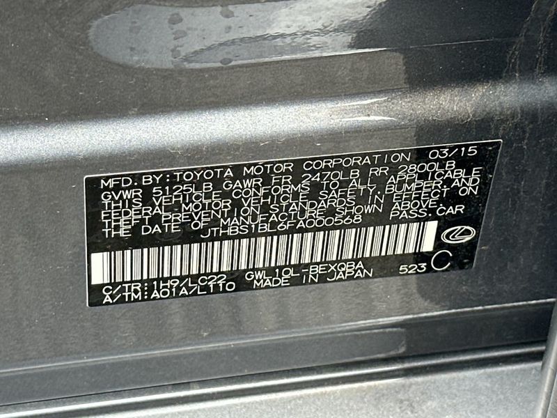 2015 Lexus GS 450h 4dr Sedan Hybrid - 23010633 - 22