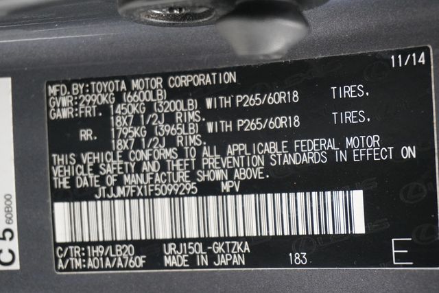 2015 Lexus GX 460 4WD 4dr Luxury - 22935416 - 31