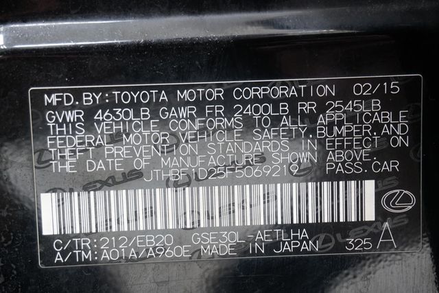 2015 Lexus IS 250 4dr Sport Sedan Automatic RWD - 23034863 - 33