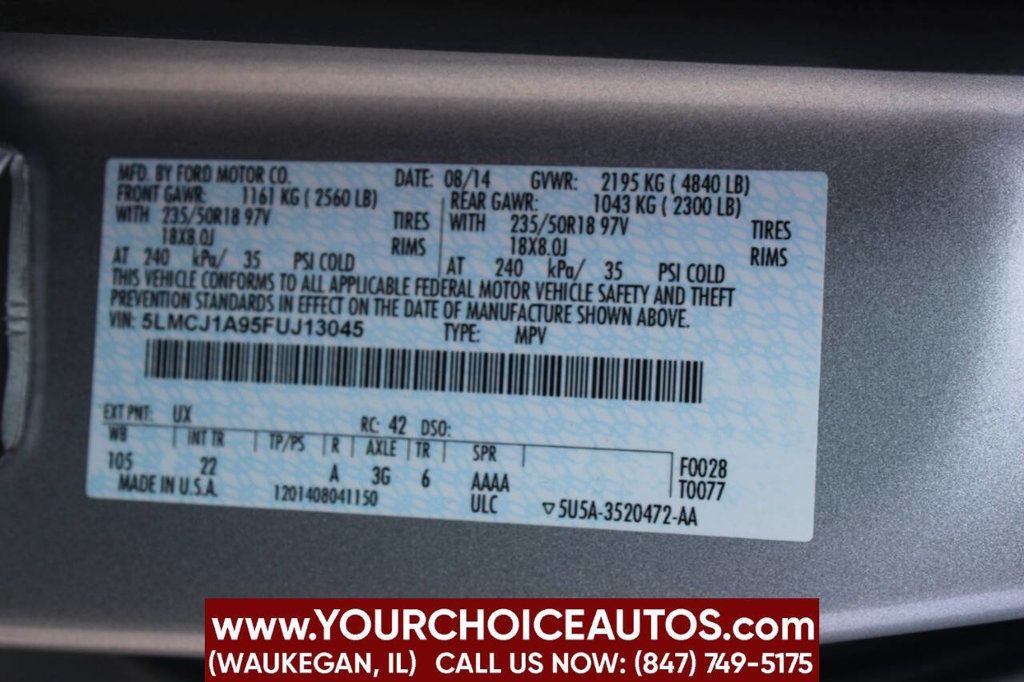2015 Lincoln MKC FWD 4dr - 22894768 - 33