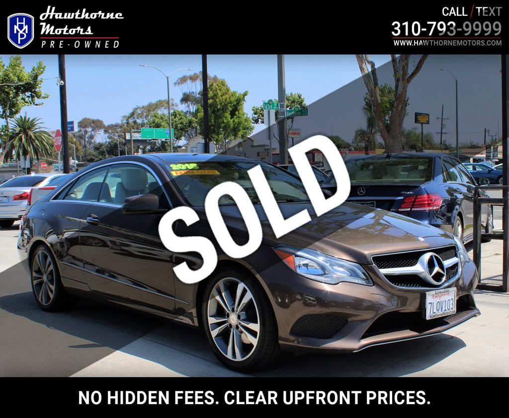 2015 Mercedes-Benz E-Class 2dr Coupe E 400 RWD - 23060407 - 0