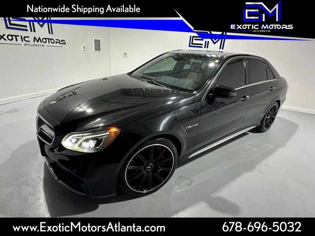 2015 Mercedes-Benz E-Class AMG E63 S, LOADED, PANO ROOF, PADDLE SHIFT, WOODGRAIN, NAVI, BT! - 22683886 - 0