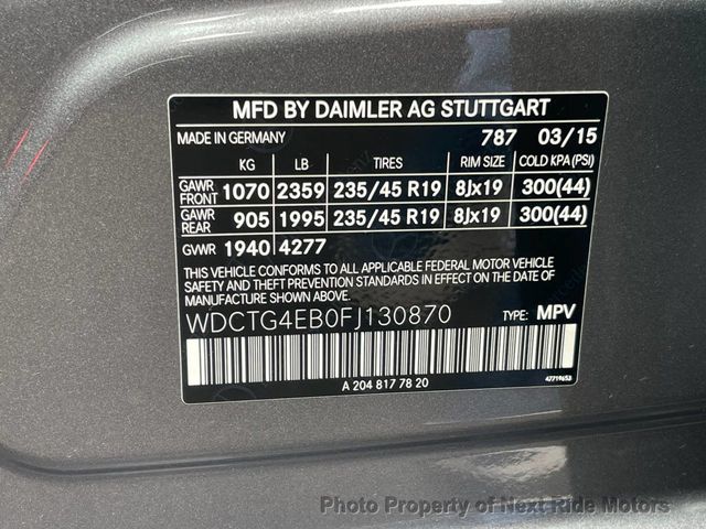 2015 Mercedes-Benz GLA 2015 MERCEDES-BENZ GLA250 2.0L 4D SUV SERVICED 615-730-9991 - 23041007 - 32