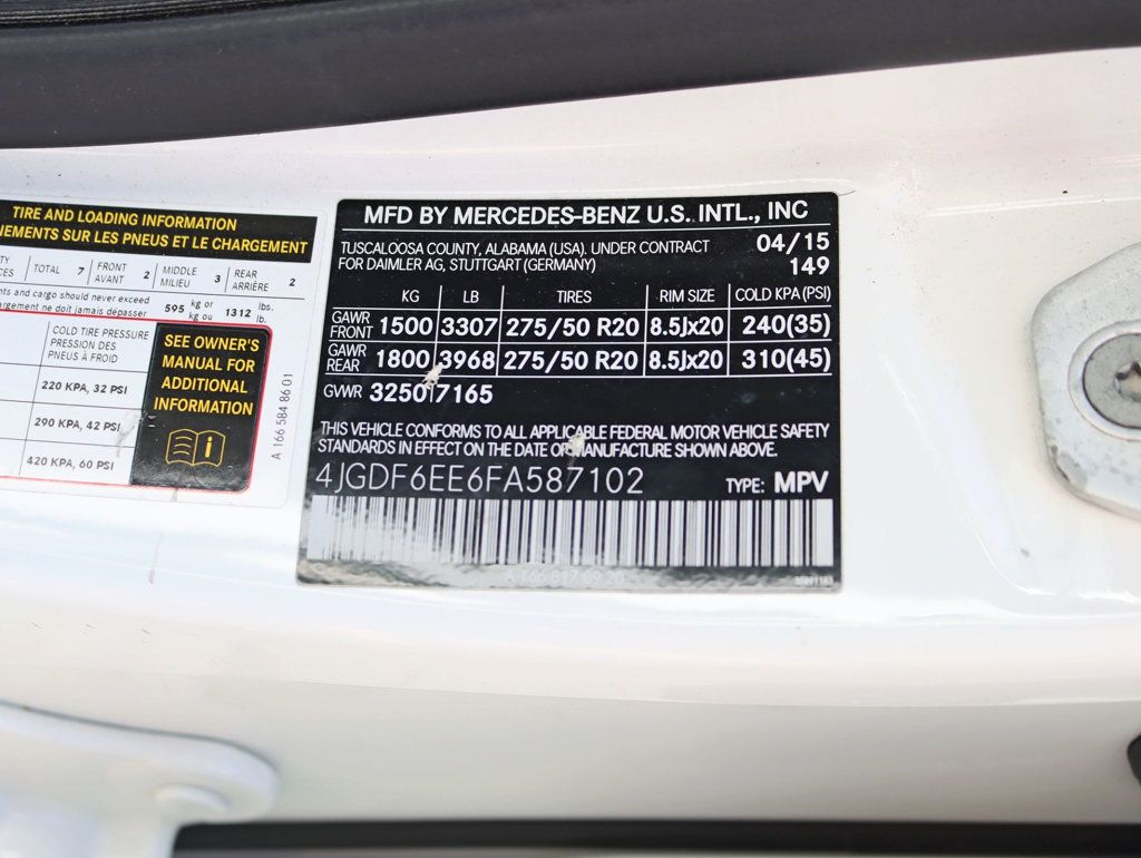 2015 Mercedes-Benz GL-Class 4MATIC 4dr GL 450 - 23029925 - 47