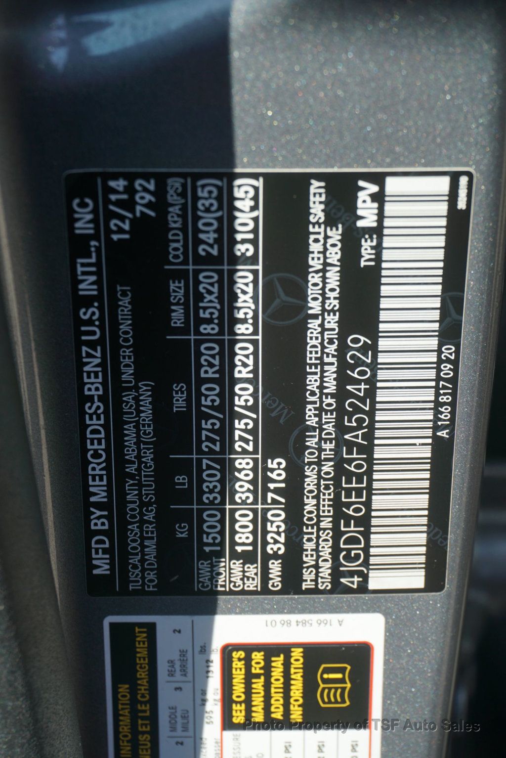 2015 Mercedes-Benz GL-Class 4MATIC 4dr GL 450 PANO 360 CAM REAR DVD LIGHTING PKG 20" WHEELS - 22359943 - 53