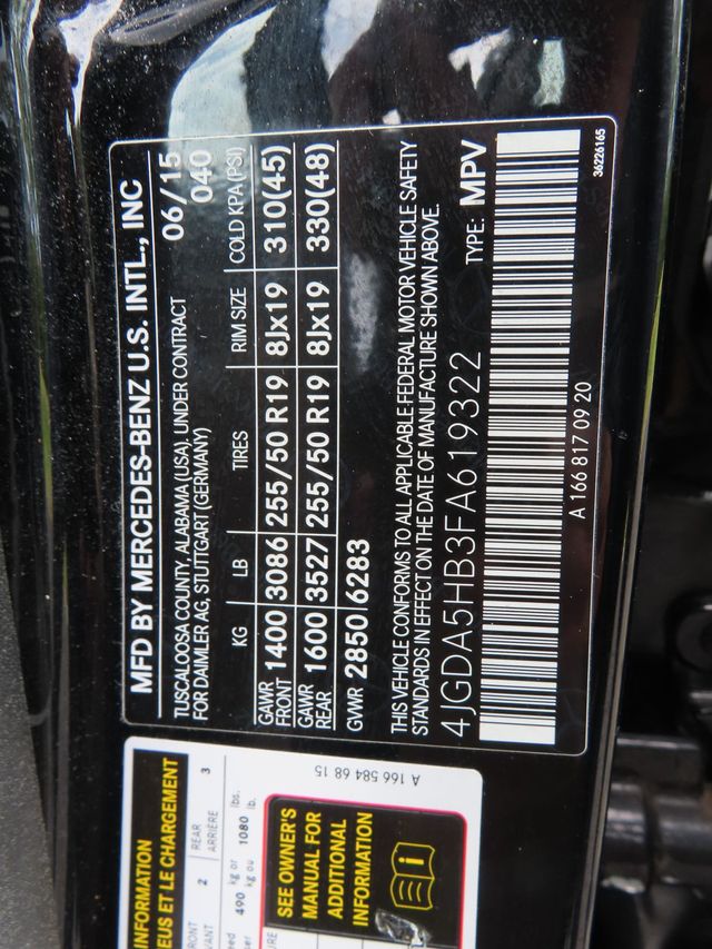 2015 Mercedes-Benz M-Class 4MATIC 4dr ML 350 - 23029338 - 48