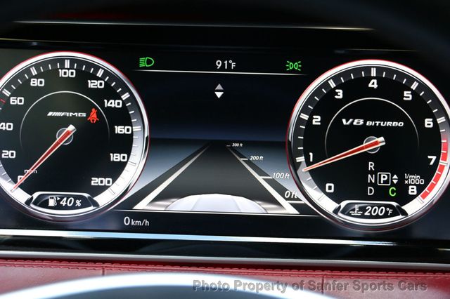 2015 Mercedes-Benz S-Class 2dr Coupe S 63 AMG 4MATIC - 22946744 - 41