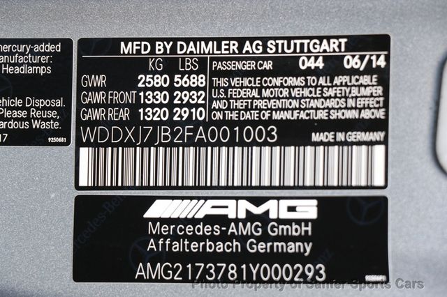 2015 Mercedes-Benz S-Class 2dr Coupe S 63 AMG 4MATIC - 22946744 - 55