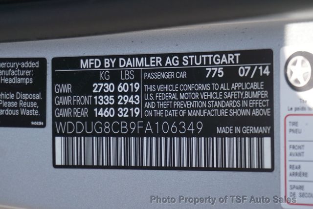 2015 Mercedes-Benz S-Class 4dr Sedan S 550 DRIVER ASSIST/SPORT PKGS 20" WHEELS DESIGNO SEAT - 23029504 - 15
