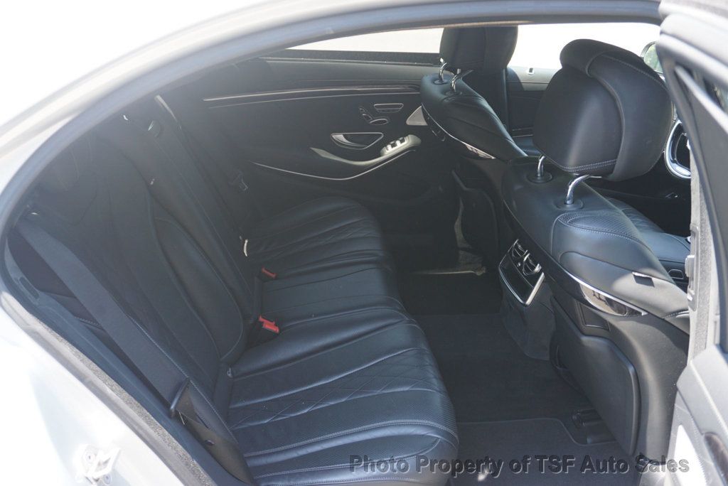 2015 Mercedes-Benz S-Class 4dr Sedan S 550 DRIVER ASSIST/SPORT PKGS 20" WHEELS DESIGNO SEAT - 23029504 - 31