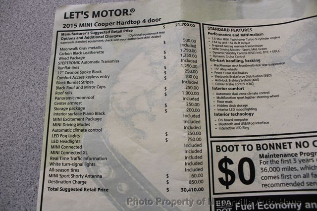 2015 MINI Cooper Hardtop 4 Door  - 22855051 - 59
