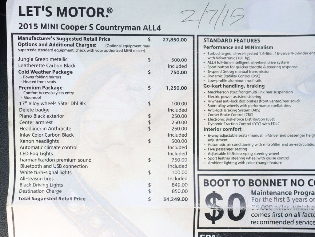 2015 MINI Cooper S Countryman ALL4 - 22912446 - 1