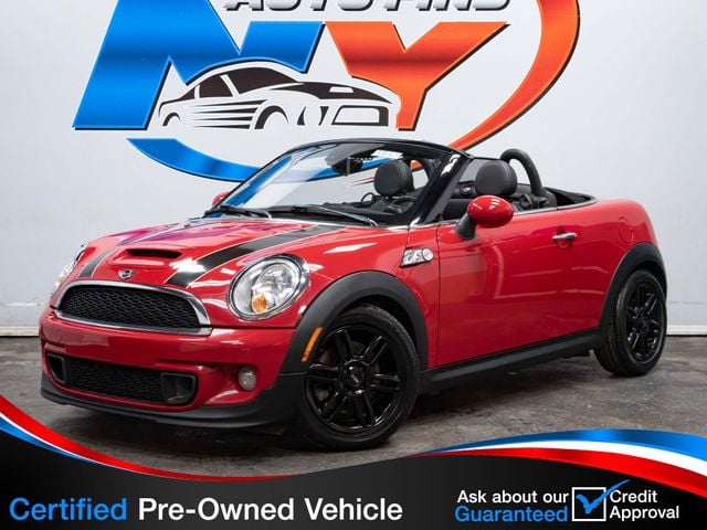 2015 MINI Cooper S Roadster CLEAN CARFAX, CONVERTIBLE, 6-SPD MANUAL, SIRIUS XM, SPORT SEATS - 22747713 - 0