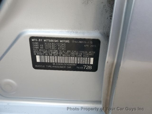 2015 Mitsubishi Mirage  - 22971372 - 32