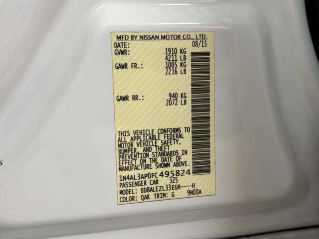 2015 Nissan Altima 4dr Sedan I4 2.5 S - 22977663 - 37